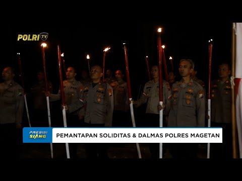 POLRES MAGETAN TEGUHKAN IKRAR KESATRIA BHAYANGKARA &amp; PELATIHAN DALMAS TINDAK LANJUT APEL KASATWI