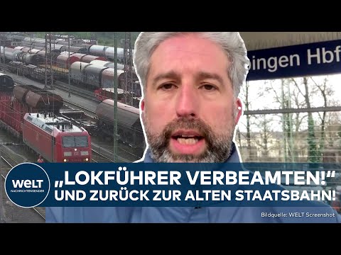 BAHNSTREIK: Tübingens Oberbürgermeister Boris Palmer sauer! So soll die Politik den Streik beenden!