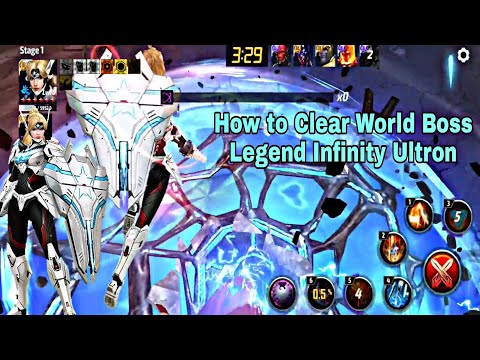 How To Clear World Boss Legend Infinity Ultron - Marvel Future Fight