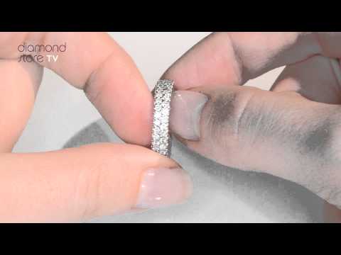 HG30 - 1ct Jasmine Platinum Diamond Full Eternity Ring