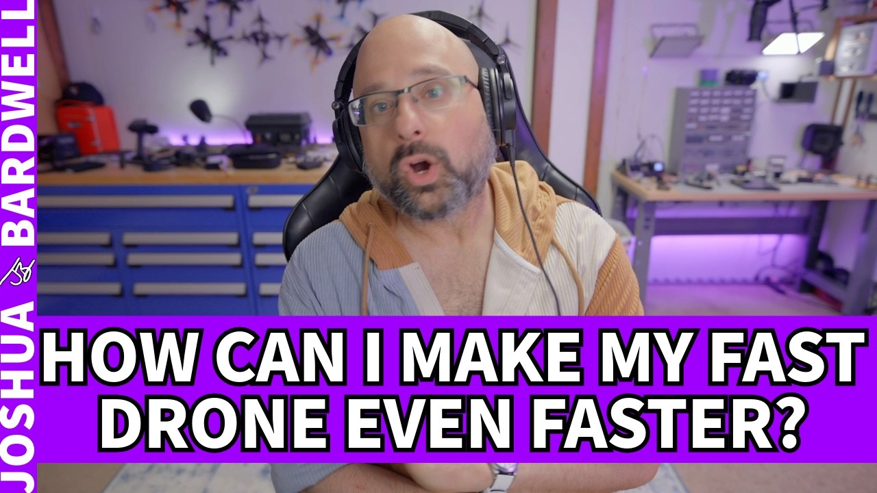 My Drone Needs To Go Faster! What Do I Improve? Props? Motor KV? Aerodynamics? - FPV Questions