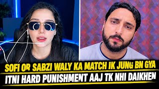 Download lagu Sofi and the Vegetable Seller's Match Turned Into a War | Very Hard Punishment In TikTok Live Match mp3