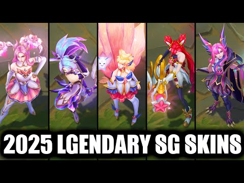 All Legendary Star Guardian Skins Spotlight 2025 (League of Legends)