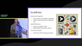 Quack attack: Bringing DuckDB to the dart side (DuckCon #5, Seattle, 2024)