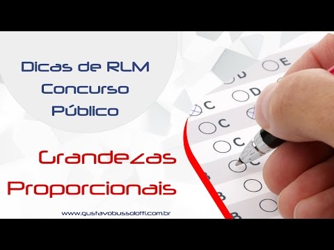 Aula de Grandezas Proporcionais - Parte 2 - Curso de Raciocínio Lógico Matemático