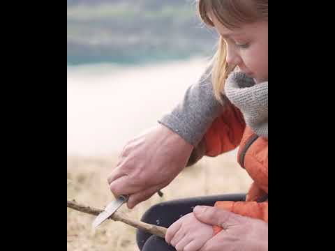 Vaikiškas peilis Opinel Outdoor Junior Nr. 7 chaki rankena video