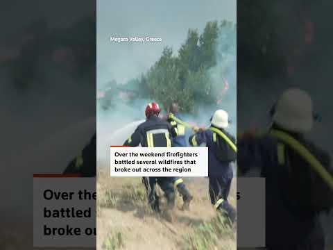 Video Thumbnail: Two dead in Greek firefighting helicopter crash