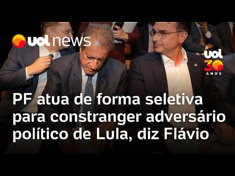 Flávio Bolsonaro diz que Polícia Federal age de forma seletiva ao mirar Valdemar Costa Neto