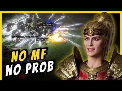 Zero Magic Find is the Best? 16 Hours of Javazon Cow Highlights - Diablo 2 Resurrected