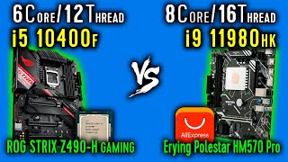 i5 10400f vs i9 11980hk Test in Total War Three Kingdoms