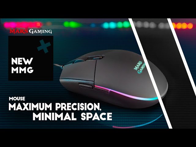 Souris de jeu Mars Gaming MMG 3200DPI video