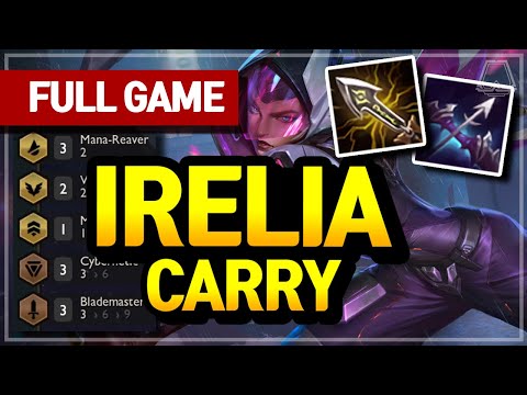 Irelia Carry! (Blademaster Comp) - Teamfight Tactics Full Game | TFT Galaxies