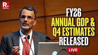 LIVE: India’s FY26 GDP Data Out | Provisional Annual & Q4 Estimates Re