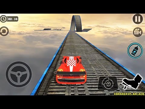Impossible Car Tracks 3D: Red Car Driving Stages 1 to 8 Completed - Android GamePlay 2020