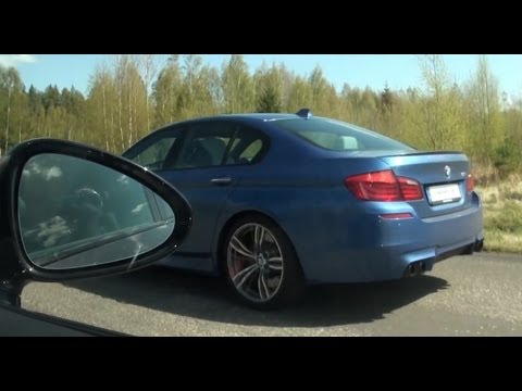 Porsche Panamera Turbo S 550 HP vs F10 BMW M5 x 2 races