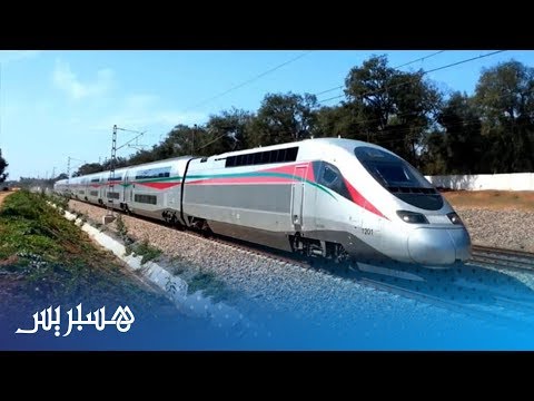 انطلاق أولى رحلات قطار "البُراق" بين طنجة والرباط على متنه الملك محمد السادس والرئيس الفرنسي