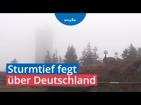 Sturmtief "Joshua": Schnee auf dem Brocken und dem Fichtelberg | MDR um 4 | MDR