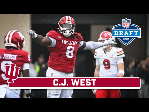 NFL DRAFT HIGHLIGHTS: DL CJ West | Indiana Football