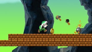 Newer Super Mario Bros Wii - Bombard Cliffs (Compl