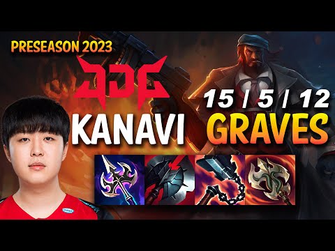JDG Kanavi GRAVES vs SEJUANI Jungle - KR Ranked