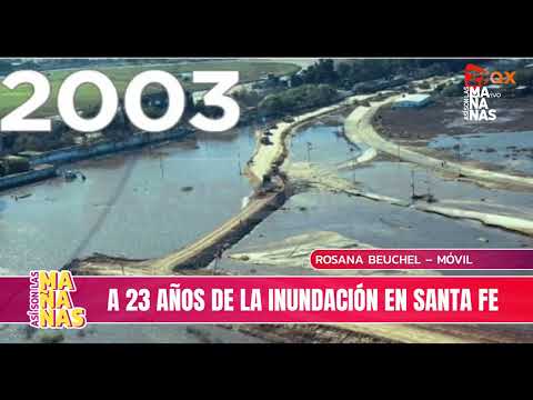 A 23 años de la inundación en Santa Fe