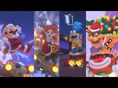 Mario Kart 8 Deluxe - Merry Mountain + Driver Mod Showcase
