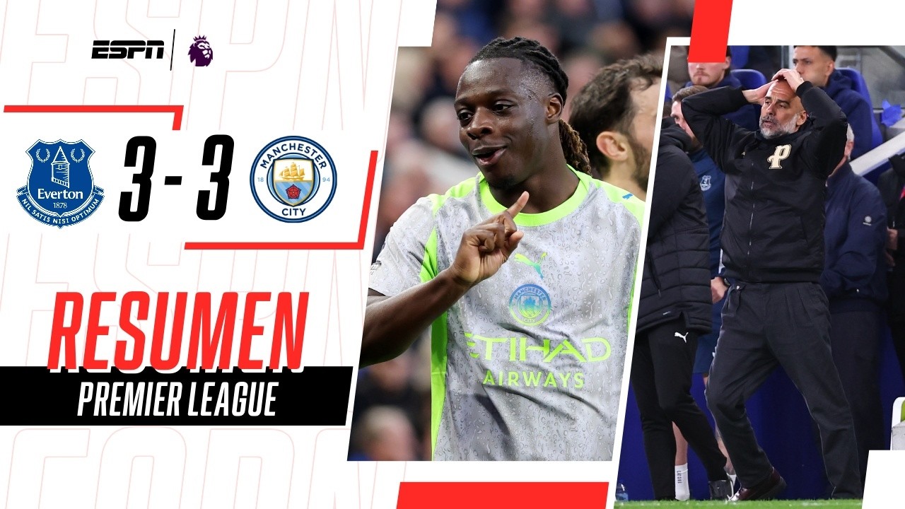 DOBLETE TOP DE DOKU EN LA ÚLTIMA PARA QUE EL CITY SIGA CON CHANCES | Everton 3-3 Man. City | RESUMEN