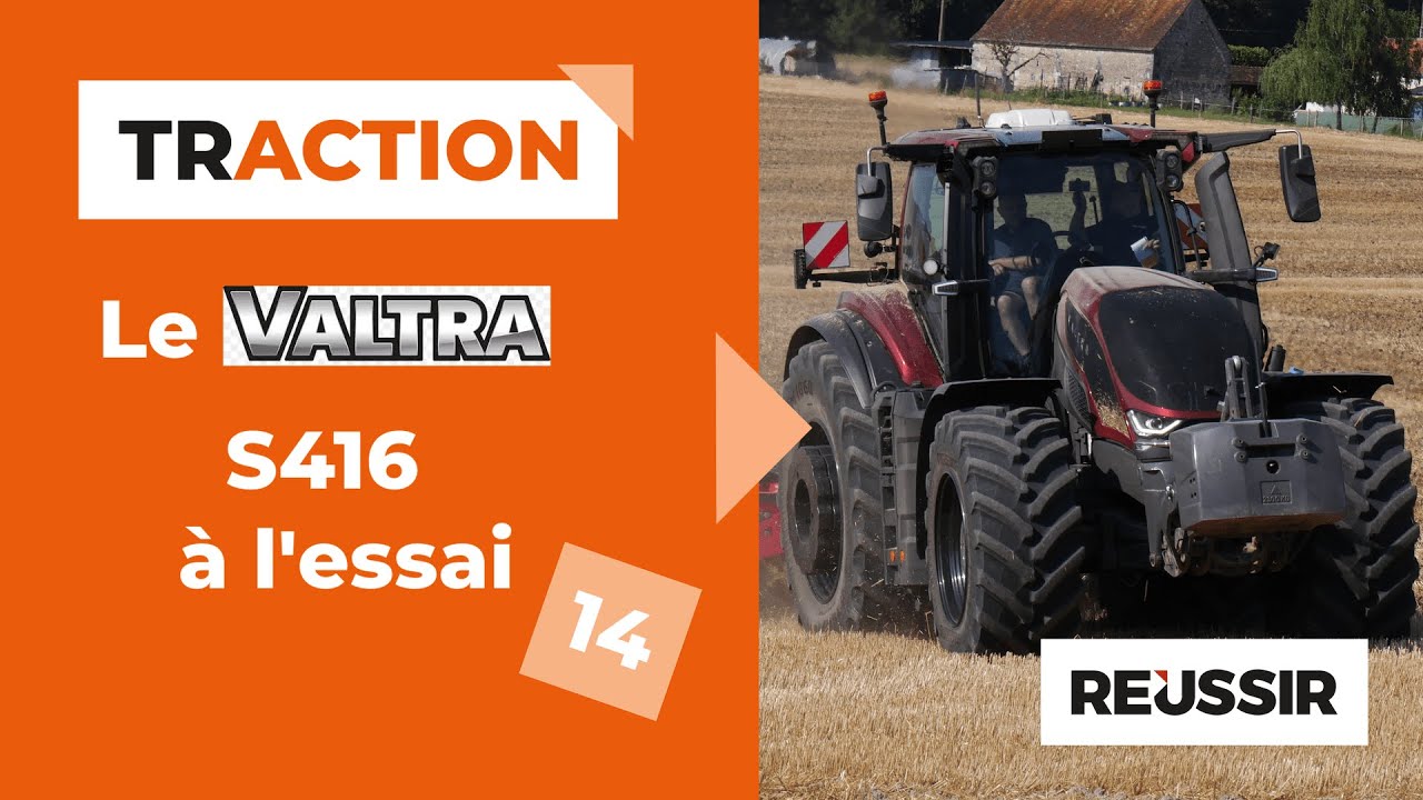 Essai du tracteur Valtra S416 - Traction #14