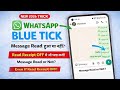 How To Know If Message Read Or Not On Whatsapp If Read Receipt Is Off Whatsapp Blue Tick Not Showing