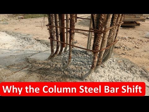 why the column steel bar shift (कॉलम की स्टील बार शिफ्ट क्यों हो जाती है) Video