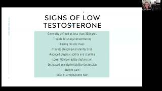 Menopause/Low Testosterone Class