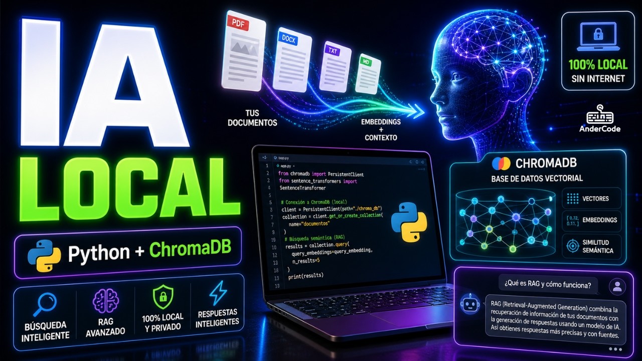 Crea tu Propia IA Local con Python y ChromaDB desde Cero