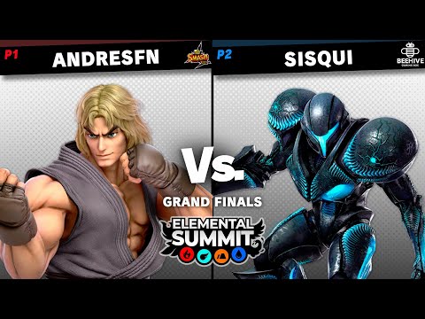 ELEMENTAL SUMMIT - AndresFn (Ken, Kazuya, Terry) Vs. Sisqui (Dark Samus) - Grand Finals