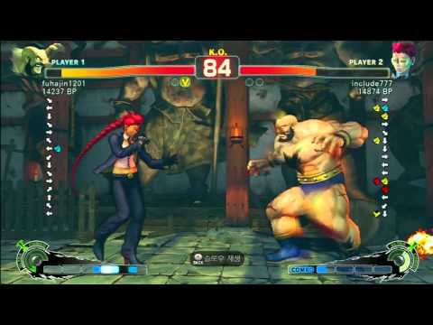 SSF4 Rank Match  fuhajin1201 (ZA)  vs  include777 (VI)