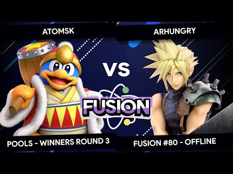 Fusion #80 - Atomsk (King Dedede) vs Arhungry (Cloud) - Pools - Winners Round 3