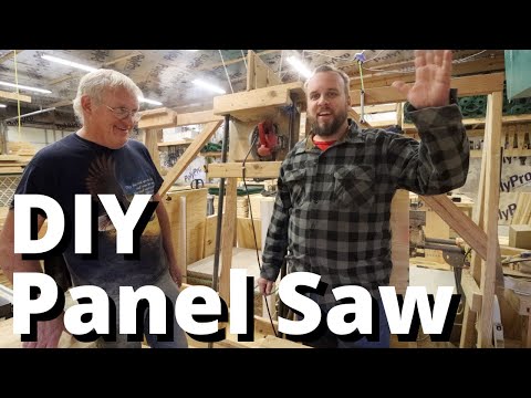 Homemade Panel Saw - DIY Saw and We Only Spent $100