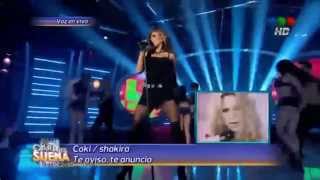 Coki Ramirez es Shakira en Tu cara me Suena