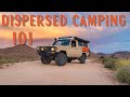 How To Find Dispersed Camping Sites For Beginners