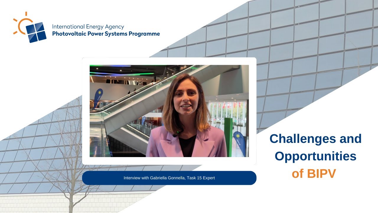 Challenges and Opportunities of BIPV, Interview Gabriella Gonnella, Task 15 Expert