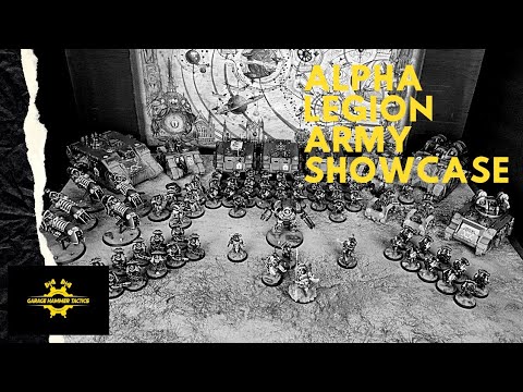 Horus Heresy Alpha Legion army showcase