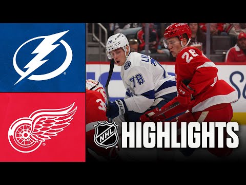 NHL Highlights | Lightning vs. Red Wings | October 17, 2025