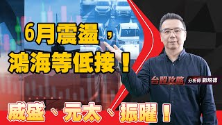 6月震盪，鴻海等低接！威盛、元太、振曜！ (圖)