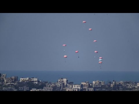 Video Thumbnail: Hilfe naht: 36 Länder arbeiten an Hilfskorridor von Zypern nach Gaza
