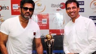 Sunil Shetty Unveils ICC Champions Trophy 2013