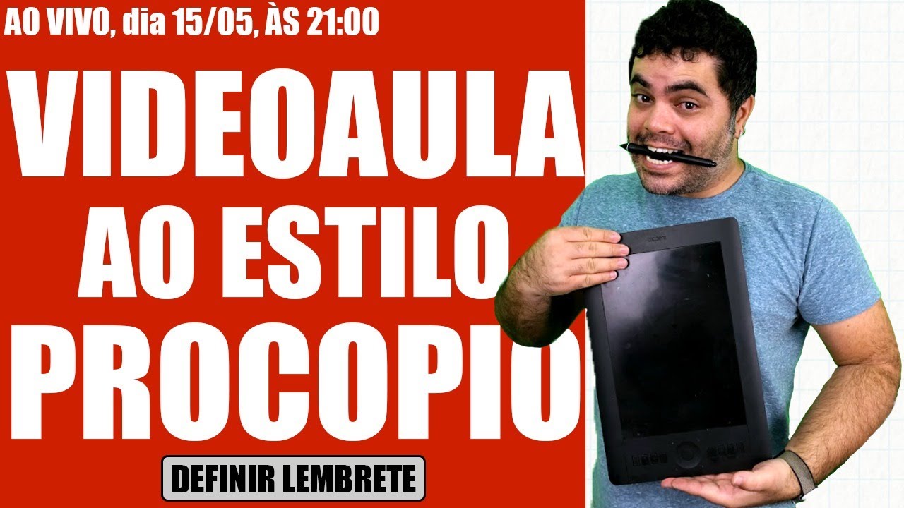 🔴 COMO GRAVAR VIDEOAULA COM MESA DIGITALIZADORA AO ESTILO DO PROCOPIO?