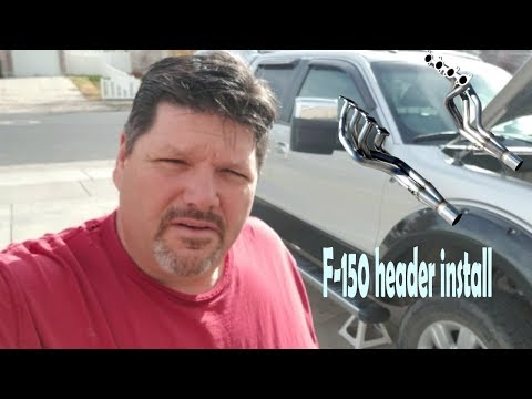 JBA 5.4L/4.6L F-150 header install (passenger side)