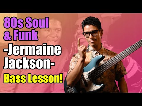 [80s Soul&Funk]~Bass Lesson~ [Jermaine Jackson -Let's Get Serious] Arranged in 1 Minute.