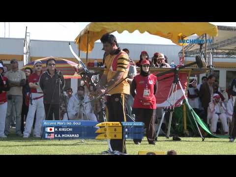 Hideki Kikuchi v Moha v Khairul Anuar Mohamad– recurve men gold | Asian Archery Championships 2011