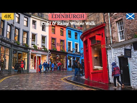 Rainy EDINBURGH Feels Different… | SCOTLAND Cozy Winter Walk 2026.