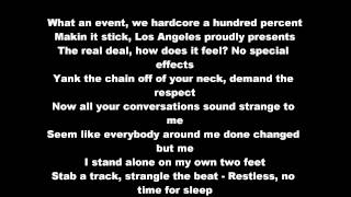 Xzibit - X (HD &amp; Lyrics On Screen) Lyrics